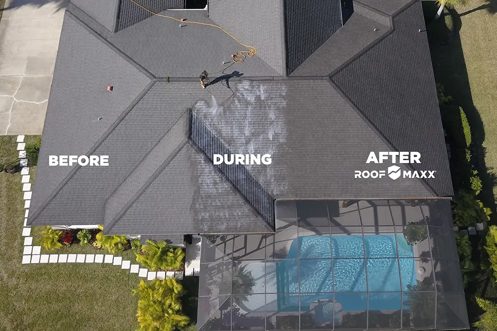 Before and After Roof Maxx