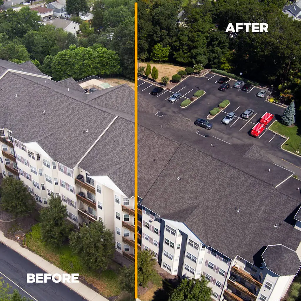 Before and After Roof Maxx