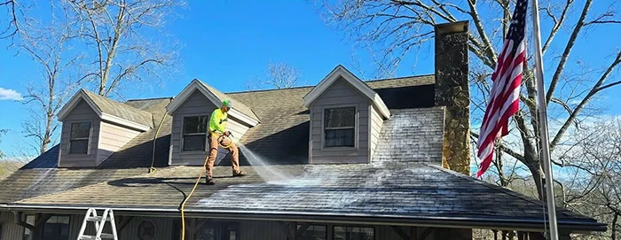 Technician on Roof