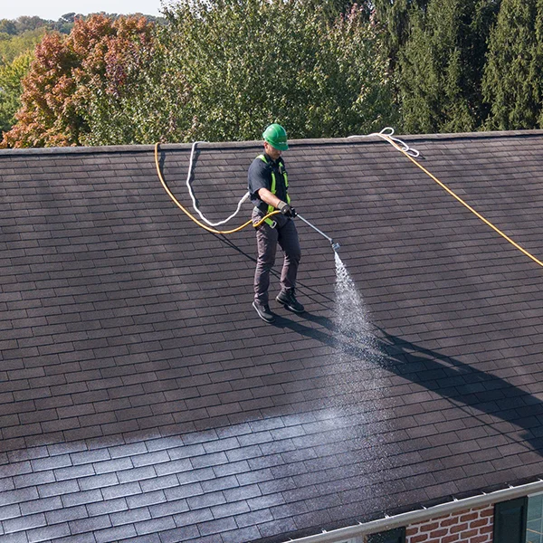 Roof Maxx treatment in progress