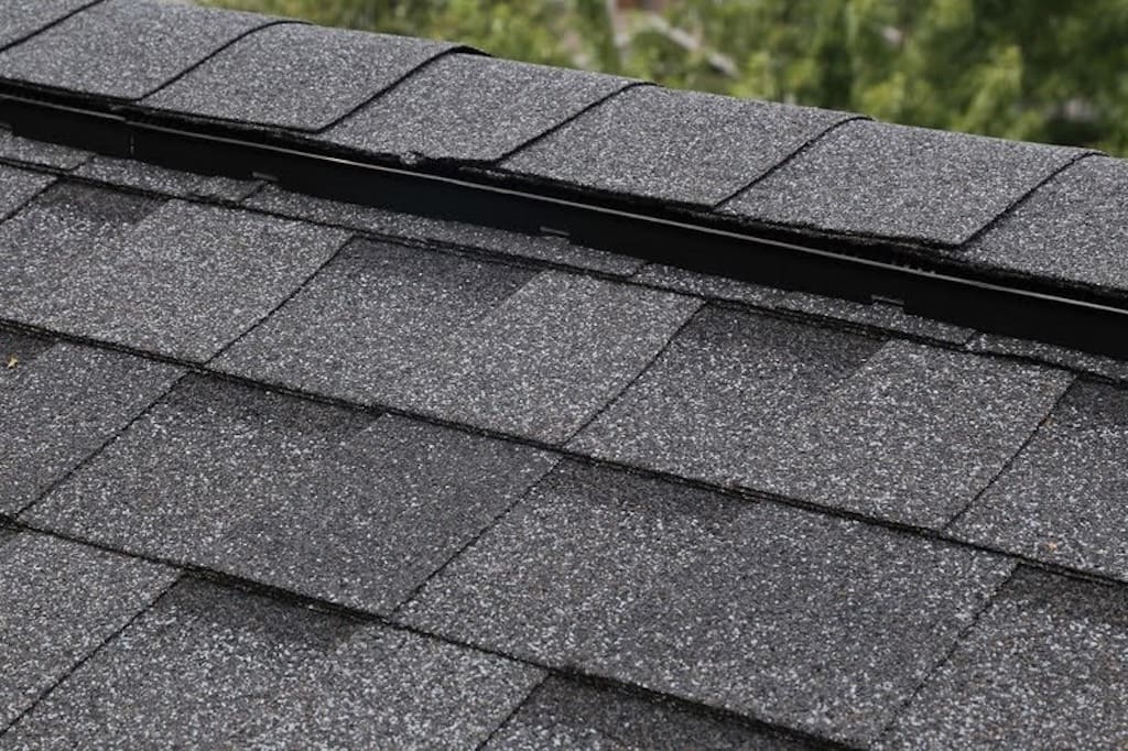 Close up of shingles