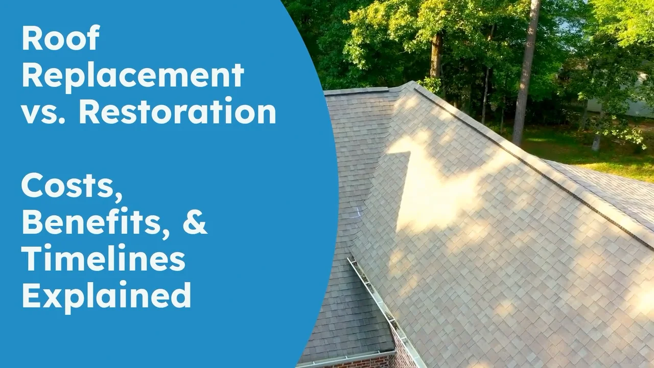 Roof Replacement vs. Roof Restoration