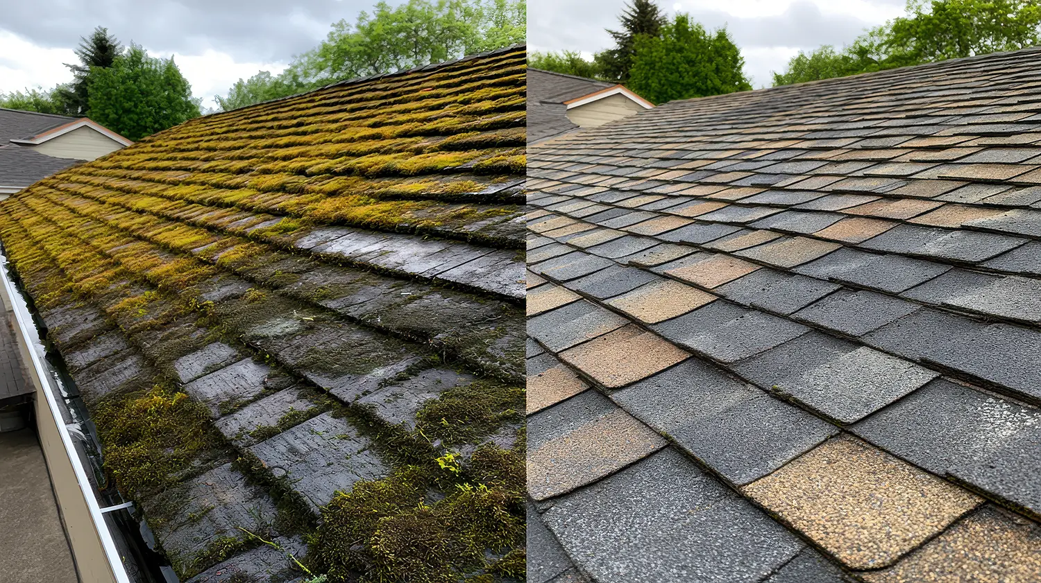 Can Moss, Algae & Black Streaks Damage Your Roof?